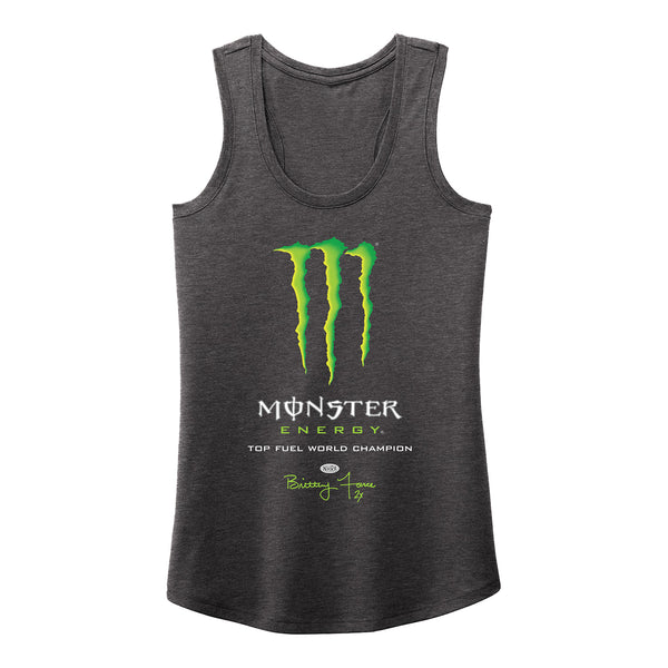 Ladies Brittany Force Monster Tank in Grey - Front View
