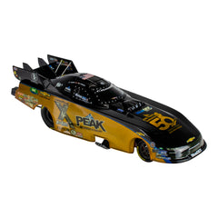 2023 John Force PEAK Anniversary Gold Funny Car Diecast 1:24 In Gold & Black - Right Side View