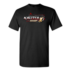 Doug Kalitta Top Fuel Champion T-Shirt in Black - Front View
