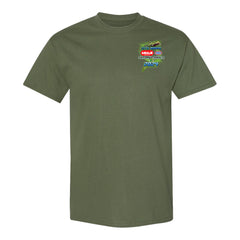 AMALIE Motor Oil NHRA Gatornationals Event T-Shirt in Green - Front View