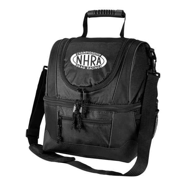 NHRA Cooler Bag In Black - Front View