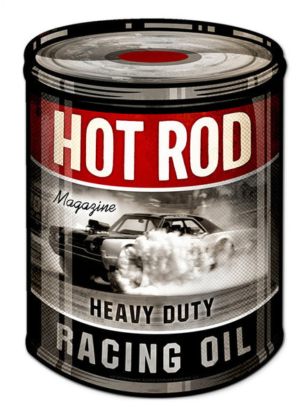 Hot Rod Racing Oil Sign