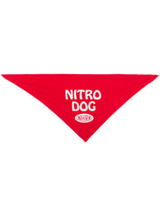 Nitro Dog Bandana In Red - Front View