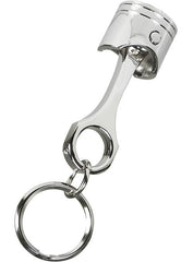NHRA Piston Keychain In Silver - Back View