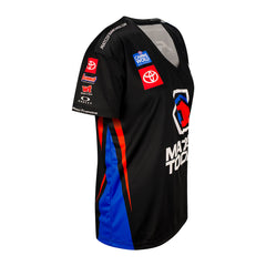 Antron Brown Ladies Uniform Shirt In Black - Right Side View