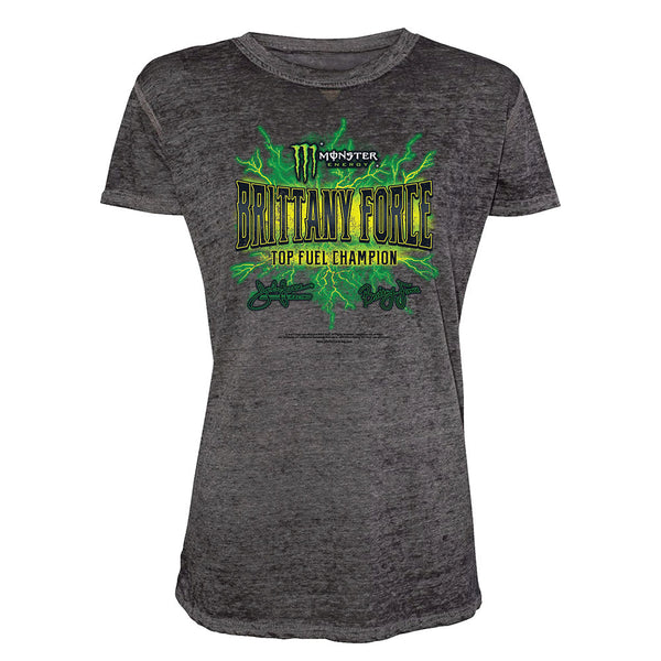 Ladies Brittany Force Monster Energy T-Shirt, Women's