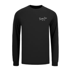 Brittany Force Long Sleeve Crew T-Shirt In Black - Front View