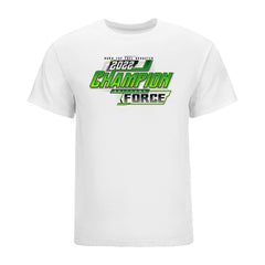 Brittany Force 2022 Top Fuel Champion T-Shirt In White - Front View