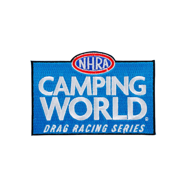 Camping World Emblem In Blue, White & Red - Front View