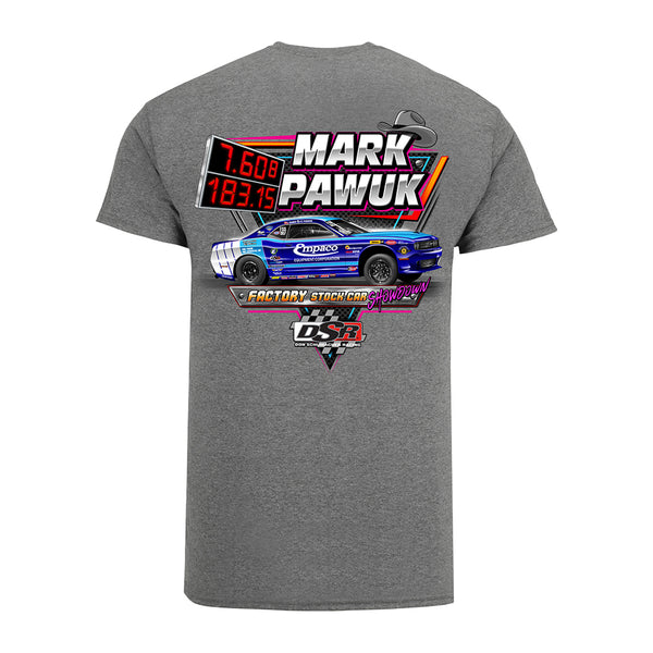 Mark Pawuk T-Shirt In Grey - Back View
