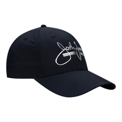 John Force Racing Chrome Logo Hat In Black & Chrome - Angled Right Side View