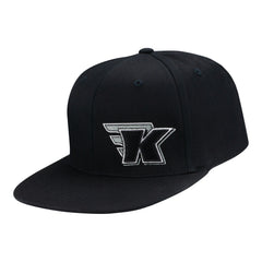 Kalitta Motorsports Flex-Fit Hat In Black - Angled Left Side View