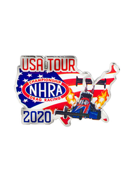 2020 USA Tour Pin In Multi-Color - Front View