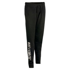 Ladies Fast & Fearless Joggers In Black - Front View