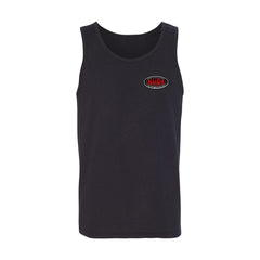 Gas Mask Tank Top In Black - Front View
