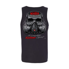 Gas Mask Tank Top In Black - Back View