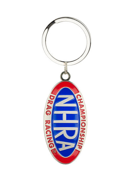 Logo Keychain In Silver - Front View