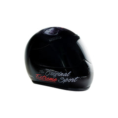 NHRA Gas Mask Mini Helmet In Black - Right Side View