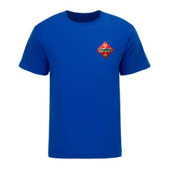 CH3NO2 T-Shirt In Blue - Front View