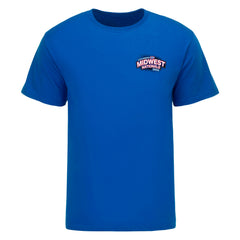 NHRA Midwest Nationals Event Shirt- Neon Blue - Front View