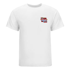 Lucas Oil NHRA Nationals Event T-Shirt In White - Front View