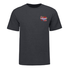 Lucas Oil NHRA Nationals Event T-Shirt In Grey - Front View