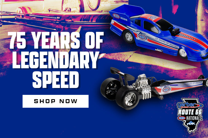75 Years Of Legendary Speed SHOP NOW
