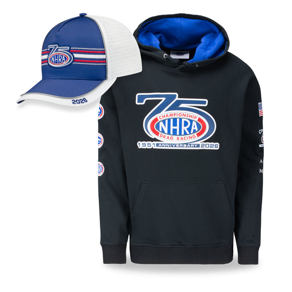 75th Anniversary Hat & Sweatshirt Bundle: Pullover & Tour Hat