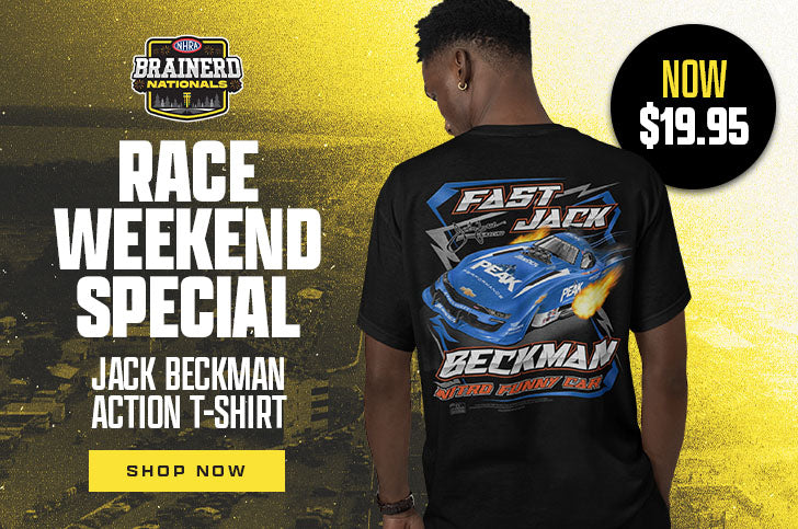 RACE WEEKEND SPECIAL | JACK BECKMAN ACTION T-SHIRT | SHOP NOW