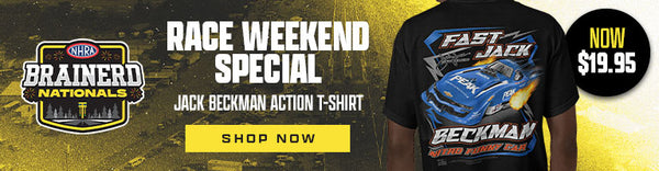 RACE WEEKEND SPECIAL | JACK BECKMAN ACTION T-SHIRT | SHOP NOW