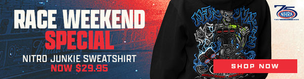 RACE WEEKEND SPECIAL - NITRO JUNKIE SWEATSHIRT - NOW $29.95