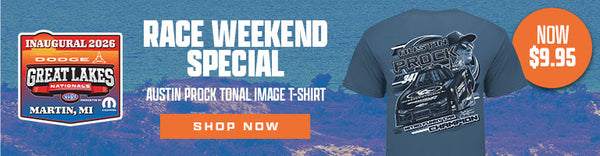 RACE WEEKEND SPECIAL| AUSTIN PROCK TONAL IMAGE T-SHIRT Shop Now