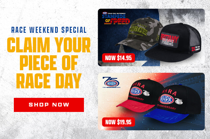RACE WEEKEND SPECIAL - CLAIM YOUR PIECE OF RACE DAY - SHOP NOW