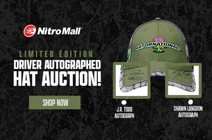 Limited Edition Driver Autographed Hat Auction! SHOP NOW