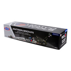 2023 Antron Brown Matco Top Fuel Diecast 1:24 In Black & Silver - Box Side View 2