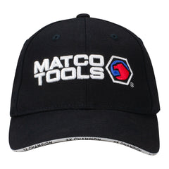 Antron Brown Matco Tools Hat In Black & White - Front View