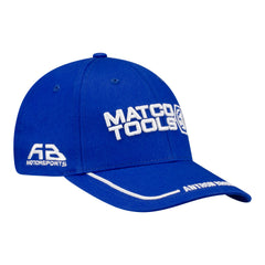 Antron Brown Matco Tools Snap Hat in Blue - Front right view