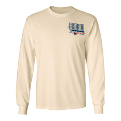 Antron Brown Top Fuel Long Sleeve in Tan - Front View