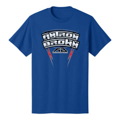 Antron Brown 2026 Action Dragster Shirt in blue - front view