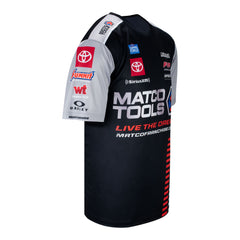 Antron Brown Uniform Shirt In Black, Grey & Red - Right Side View