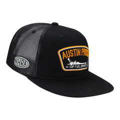 Austin Prock Patch Hat In Black - Angled Right Side View