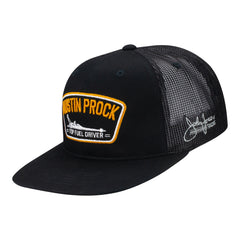 Austin Prock Patch Hat In Black - Angled Left Side View