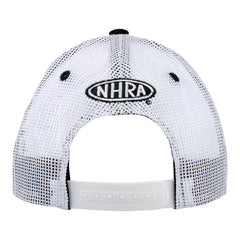 Austin Prock Funny Car Hat in Black and White - Back View