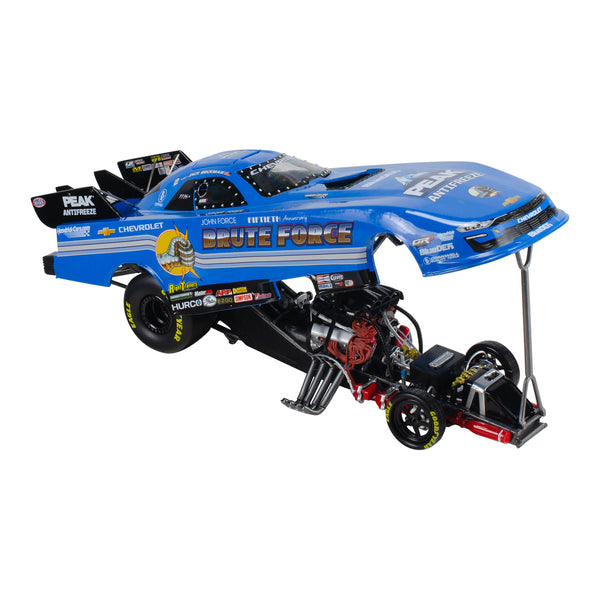 2025 Jack Beckman Brute Tribute Funny Car Diecast 1:24 in Blue - Front View