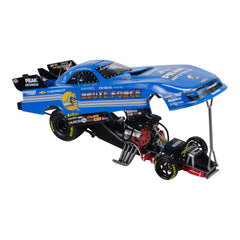 2025 Jack Beckman Brute Tribute Funny Car Diecast 1:24 in Blue - Front View