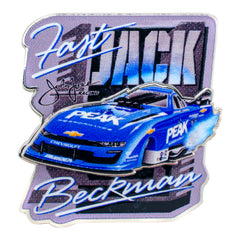 Jack Beckman Fast Jack Hatpin in Blue - Front View