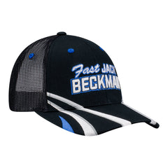 Jack Beckman Fast Jack Velcro Hat in Black - Front Right View