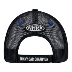 Jack Beckman Fast Jack Velcro Hat in Black - Back View