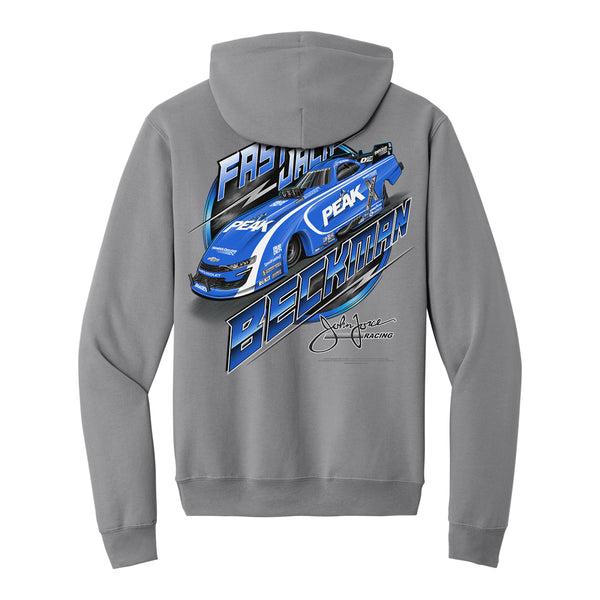 2026 Fast Jack Beckman Sweatshirt in Grey - Back View
