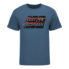Beckman/Hart Hendricks Car T-Shirt In Blue - Front View